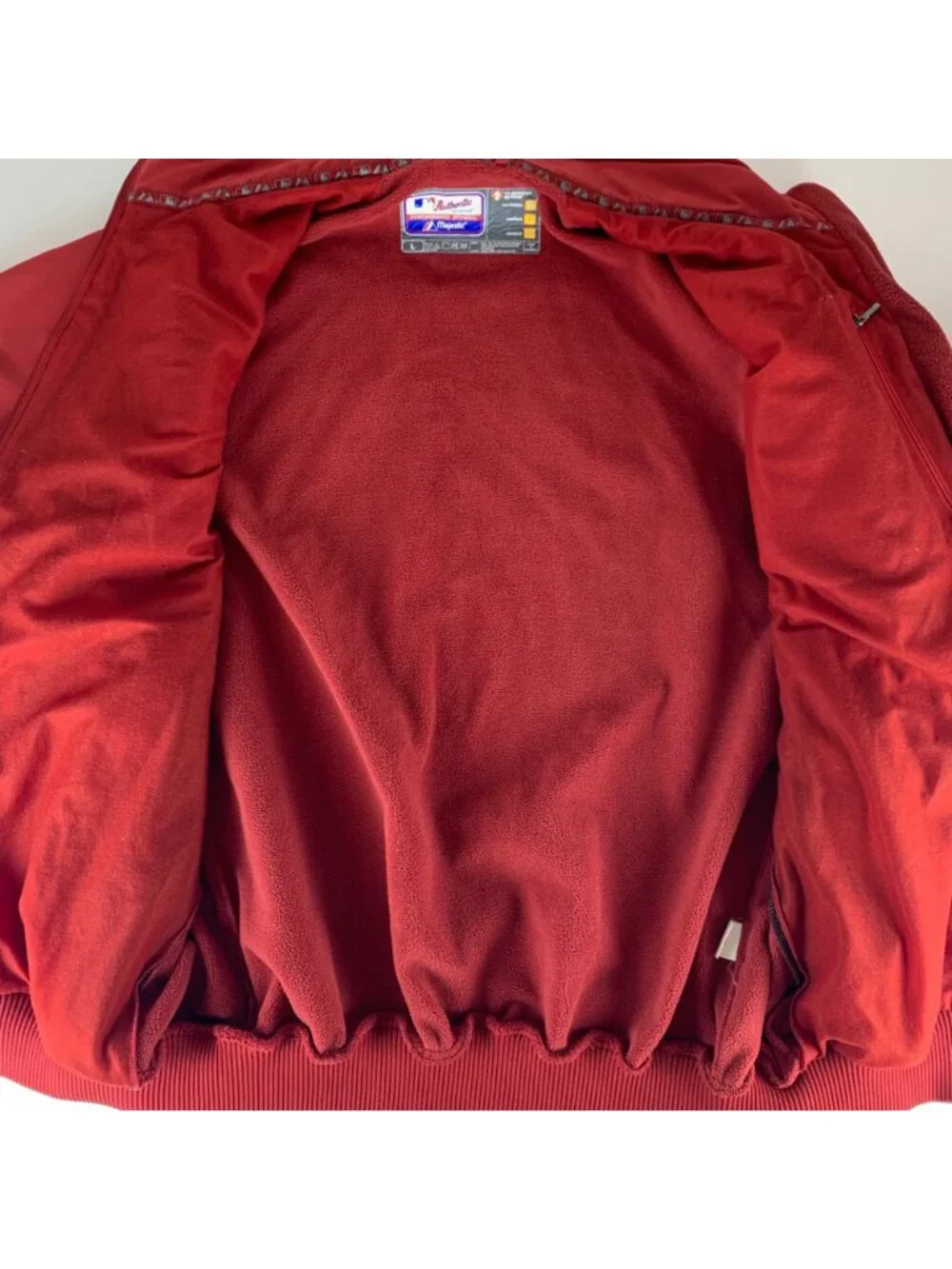 Arizona Diamondbacks MLB Red Majestic Therma Base Full Zip Jacket Mens Large